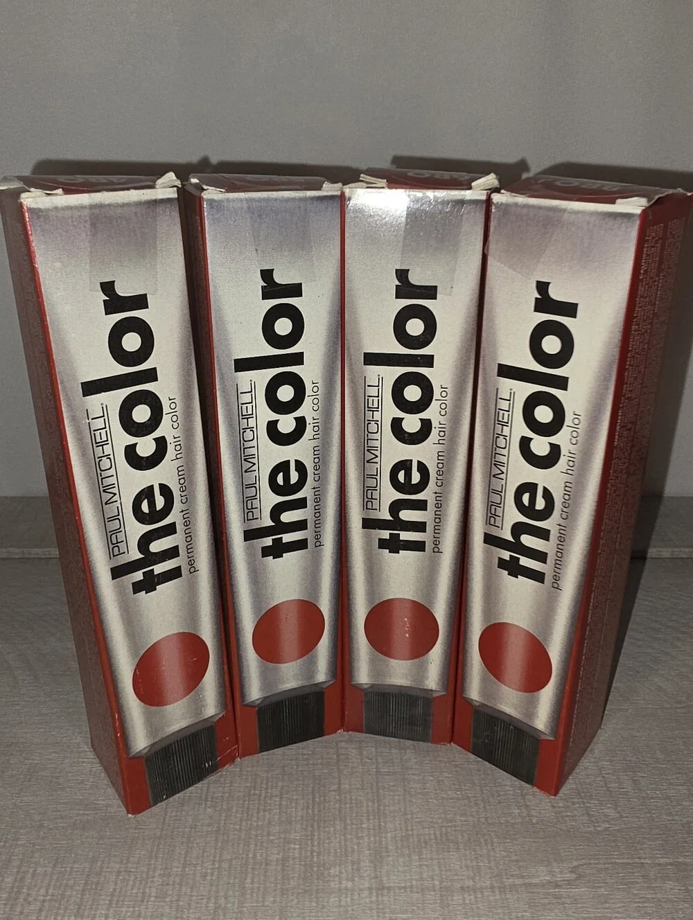 New Paul Mitchell Permanent Cream Hair Color 4-Pack (4RO, 5RO, 6RO, & 8RO)